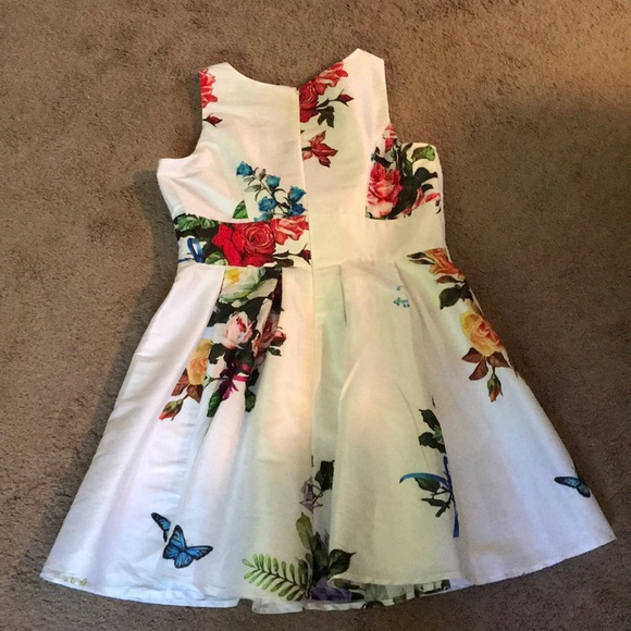 🍋 🌟2x HP🌟 NWOT Plunging Neck Silk Party Dress - Picture 5 of 6